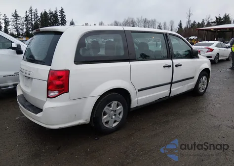 2013 Dodge Grand Caravan Se/Sxt z USA, uszkodzony, nr VIN 2C4RDGBG8DR642931